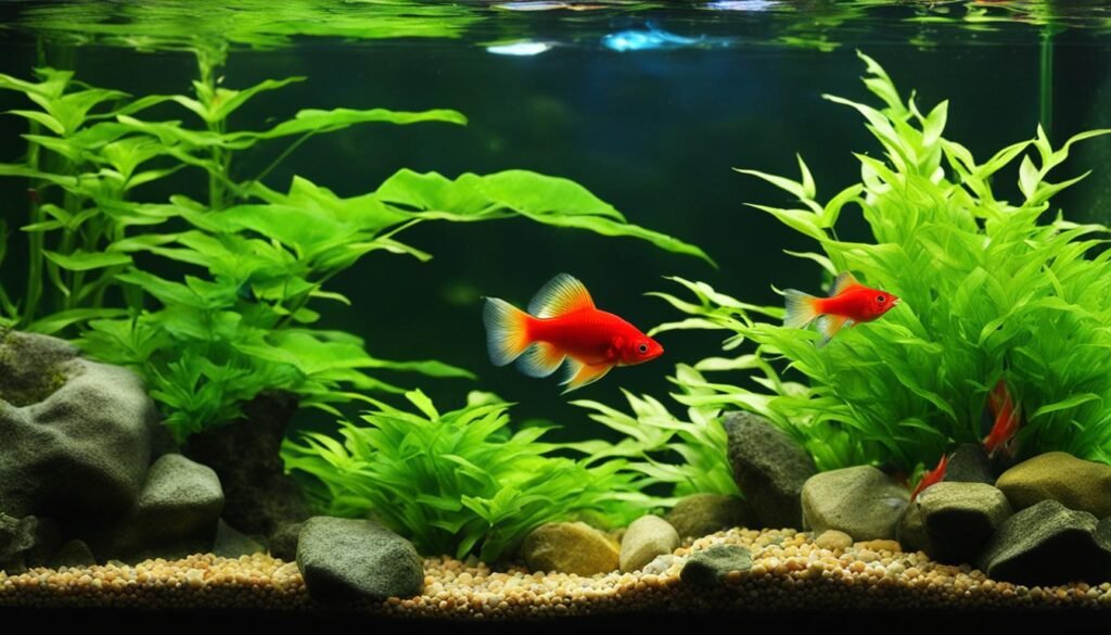 Platy Fish tank setup