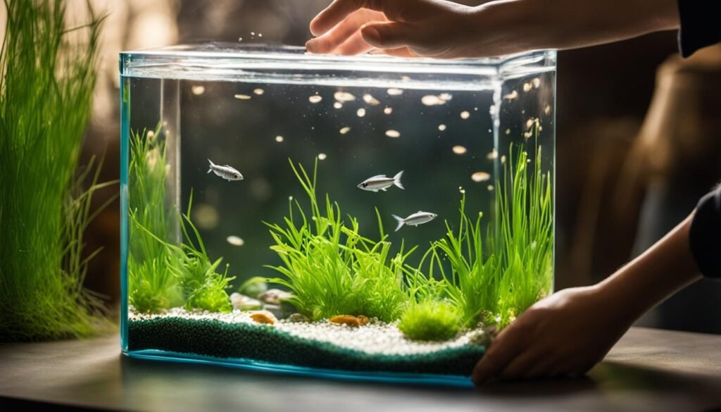 caring for aquarium grass seeds