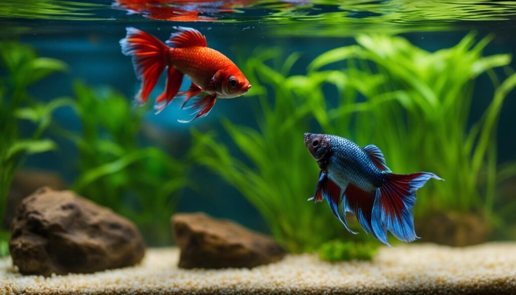 goldfish as betta fish food