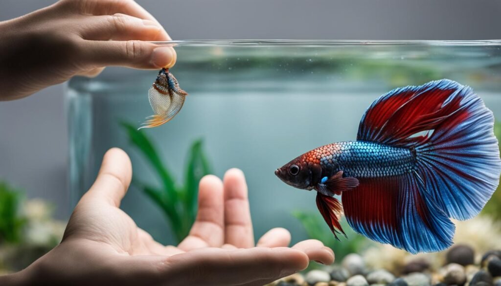 keeping betta fish out of water