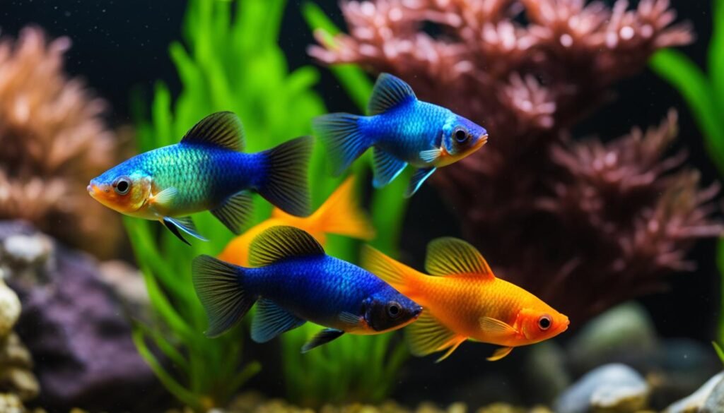 male platy fish offspring