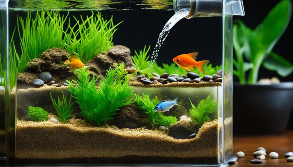 setting up aquarium for plant growth